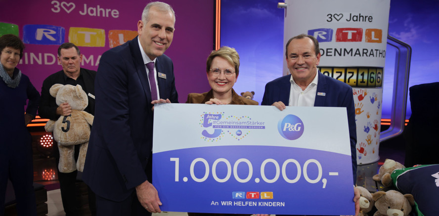 30 Jahre RTL Spendenmarathon und 5 Jahre P&G Initiative #GemeinsamStärker