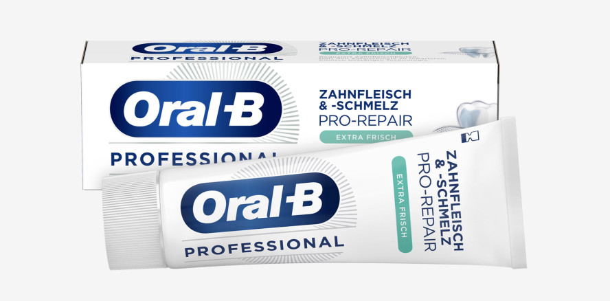 Oral-B Zahnfleisch & -schmelz PRO-REPAIR Sieger bei Stiftung Warentest