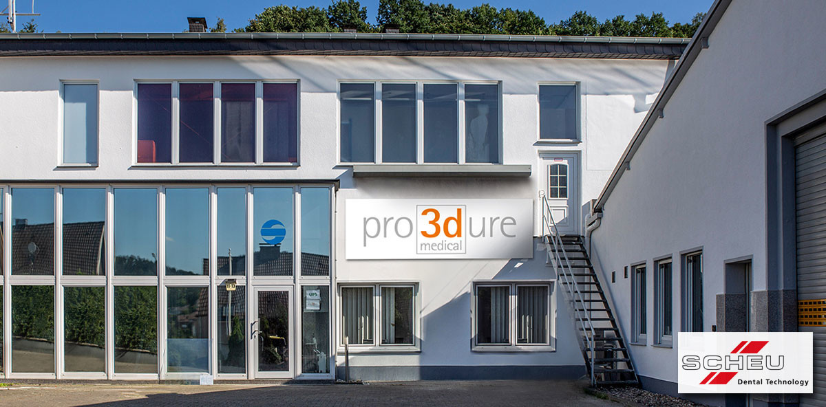 SCHEU-DENTAL gibt Beteiligung an pro3dure medical GmbH bekannt