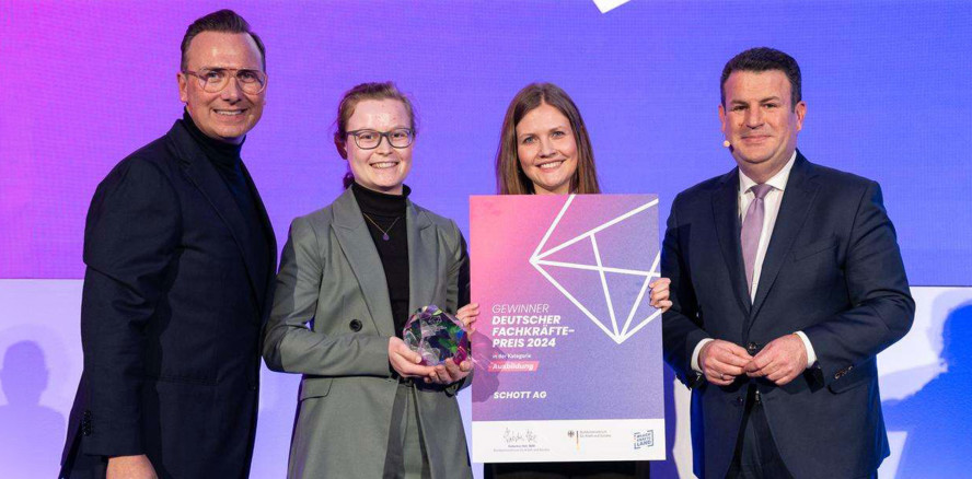 SCHOTT gewinnt den Deutschen Fachkräftepreis 2024