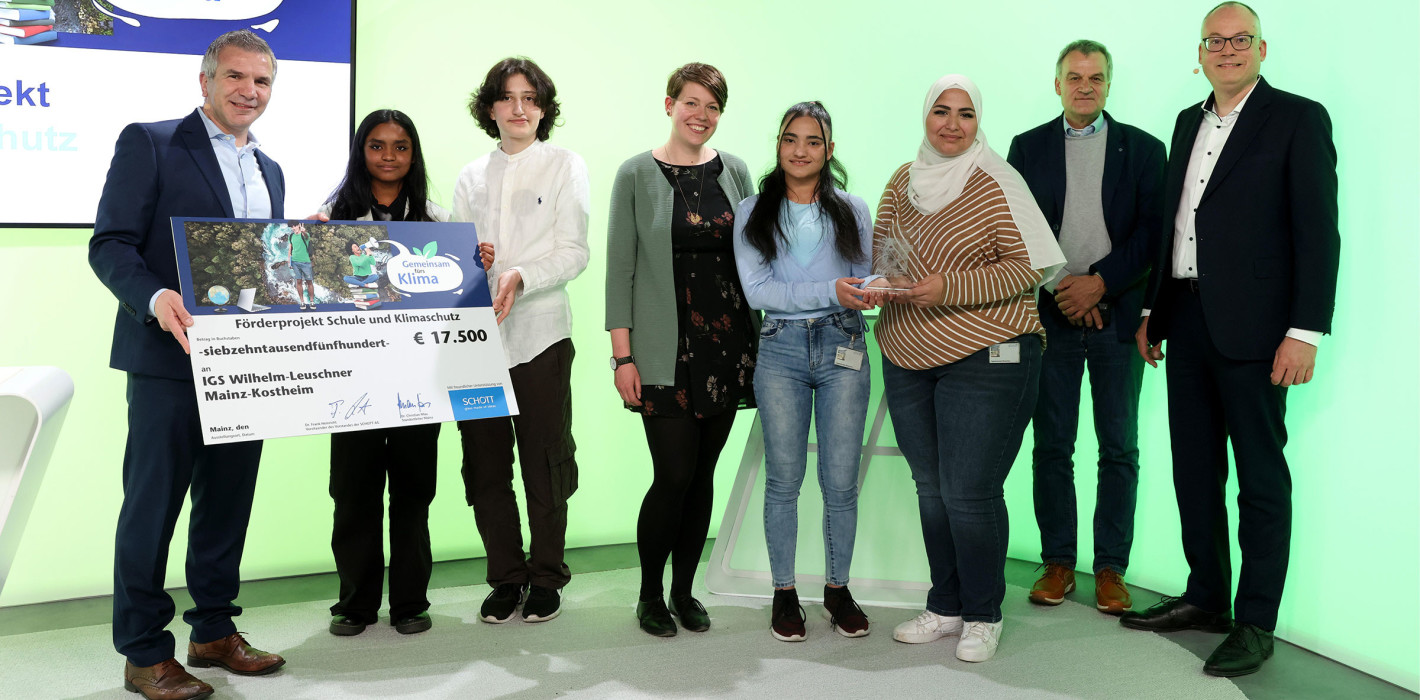 SCHOTT fördert Klimaschutz an Schulen erneut mit 120.000 Euro
