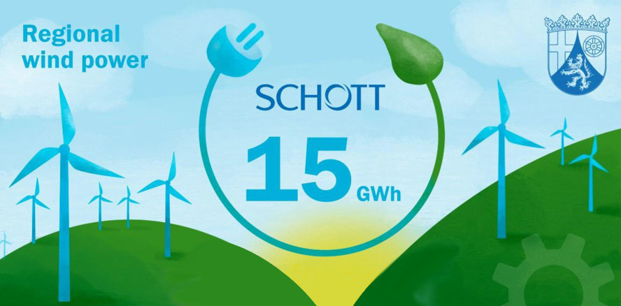 Statkraft liefert regionalen und grünen Strom an SCHOTT