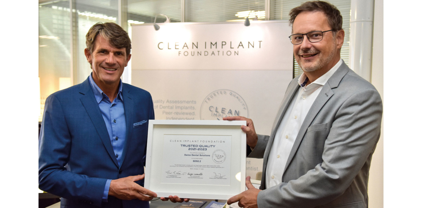Alle SDS Implantate mit Qualitätssiegel ausgezeichnet
