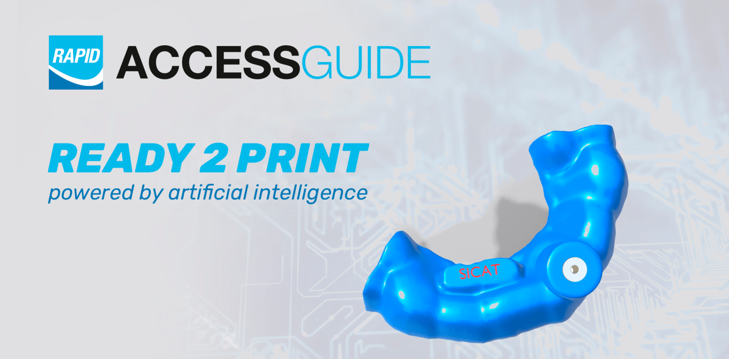 SICAT RAPID ACCESSGUIDE – erstes KI-basiertes Bohrschablonendesign