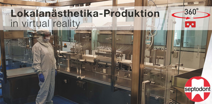 Erleben Sie die neue Produktionsanlage von Septodont in Virtual Reality