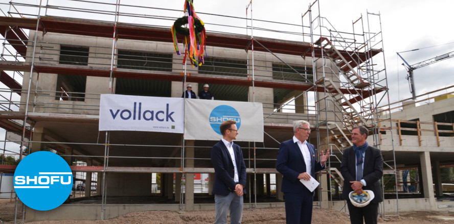 Richtfest bei SHOFU Dental: Neuer Standort in Ratingen-Breitscheid