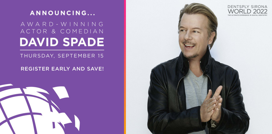 Dentsply Sirona World 2022: Live-OP & Stargast Comedian David Spade