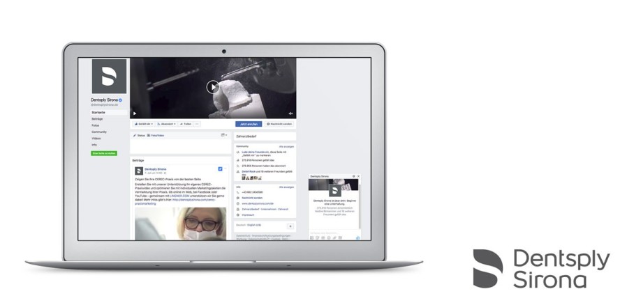 Über eine halbe Million Follower für Dentsply Sirona auf Facebook