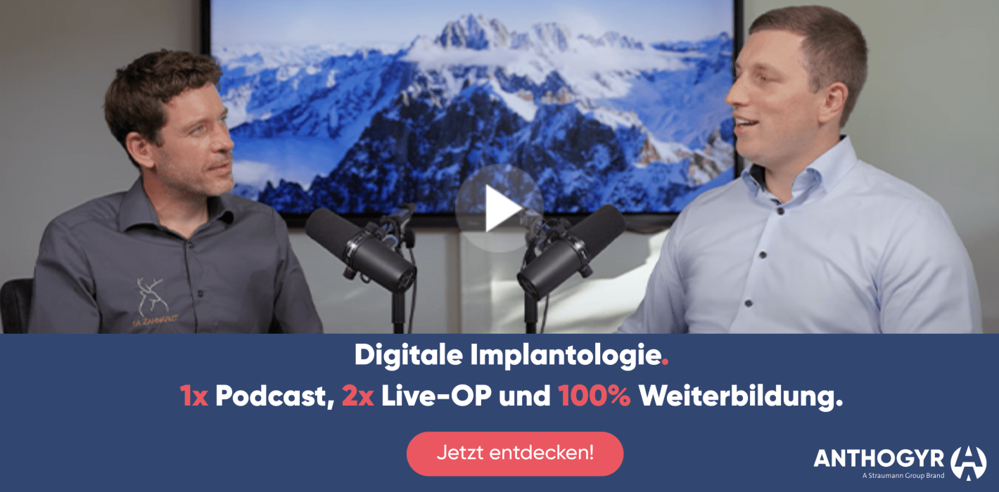Digitale Implantologie: Podcast und Live-OPs mit dem Anthogyr-Anwender Fabian Hirsch