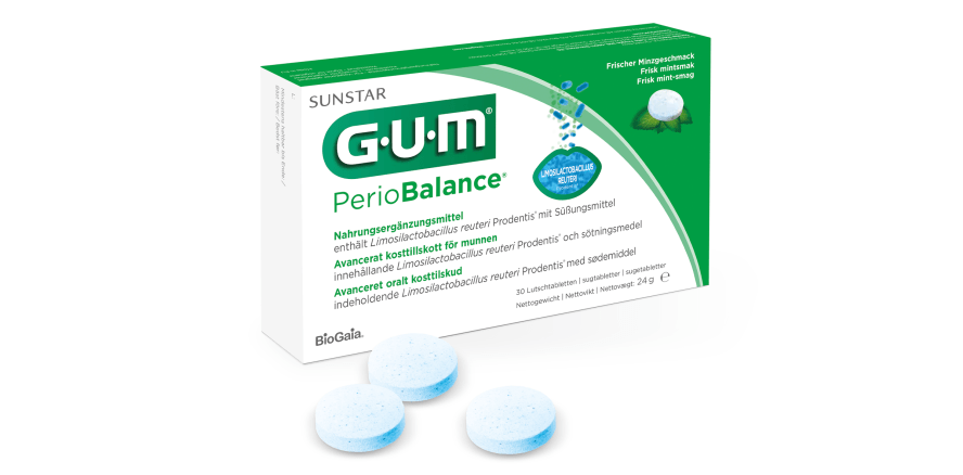 GUM® PerioBalance®: Wirksame Ergänzung zur Parobehandlung & PZR