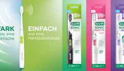 GUM® SONIC Schallzahnbürsten als Einstieg in die elektrische Zahnreinigung