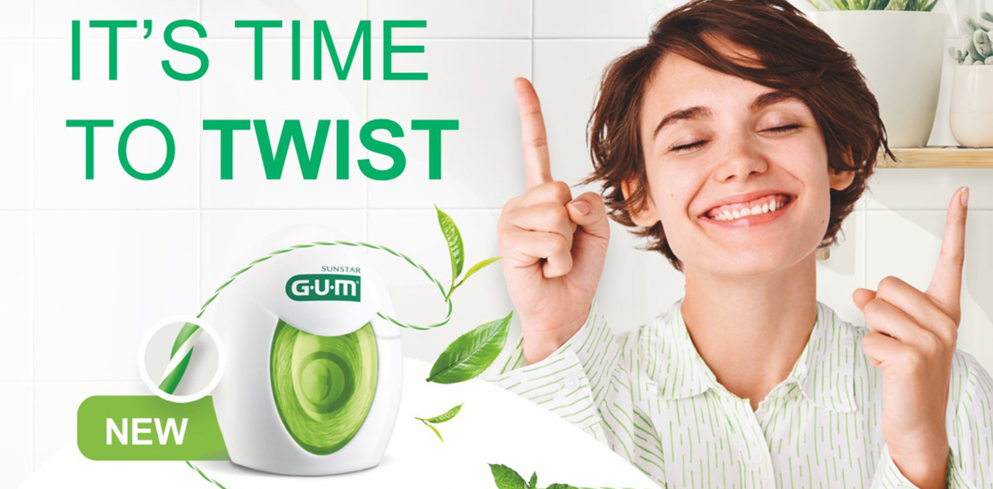 Let´s Twist: Gründliche Interdentalreinigung mit Frisch-Kick