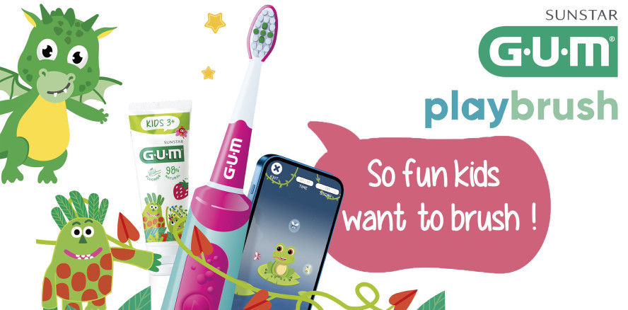 Sunstar präsentiert GUM Playbrush auf der IDS 2023
