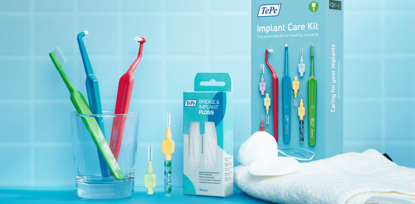 TePe präsentiert Zahnpflege-Produktsets für Implantologie & KFO