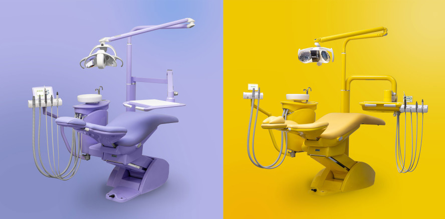 Behandlungseinheiten überzeugen in Funktion, Form und Farbe