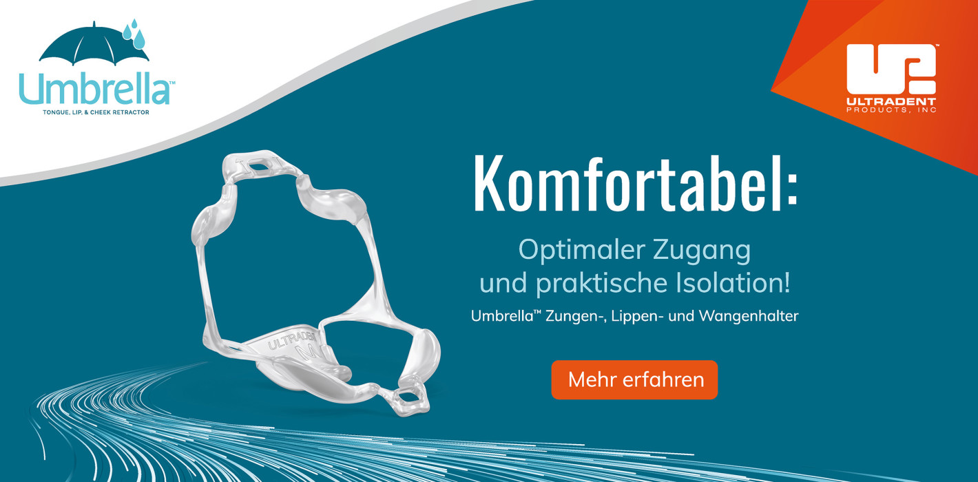 NEU: Umbrella™ Zungen-, Lippen- und Wangenhalter