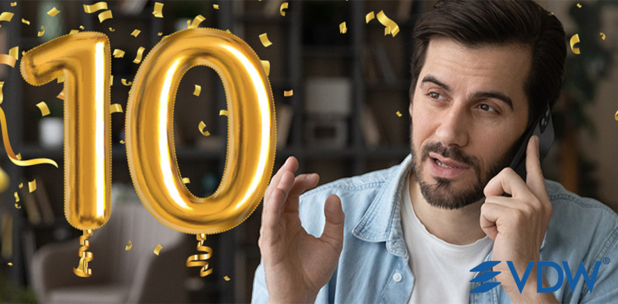 Seit 10 Jahren für die Kunden da: das VDW Customer Care Team