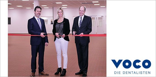 Mehr Platz für die Herstellung: neues VOCO-Produktionsgebäude