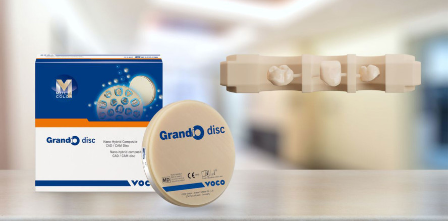 Grandio disc multicolor: Ästhetische Restaurationen per Knopfdruck