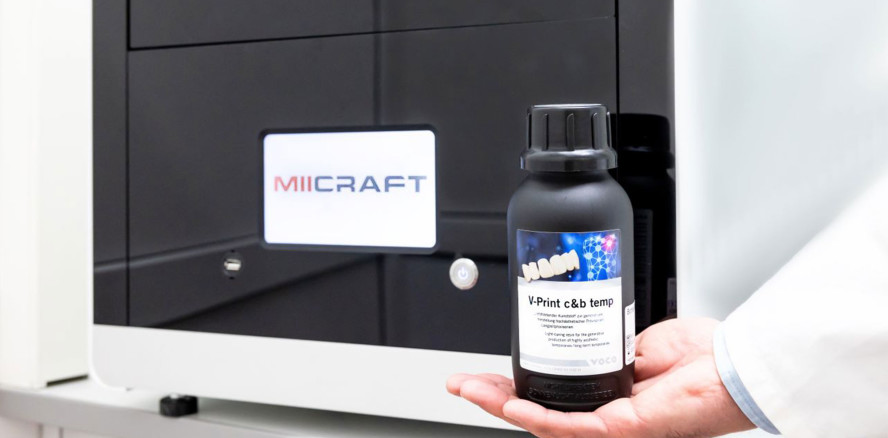 VOCO-Druckmaterialien für MiiCraft-Drucker validiert
