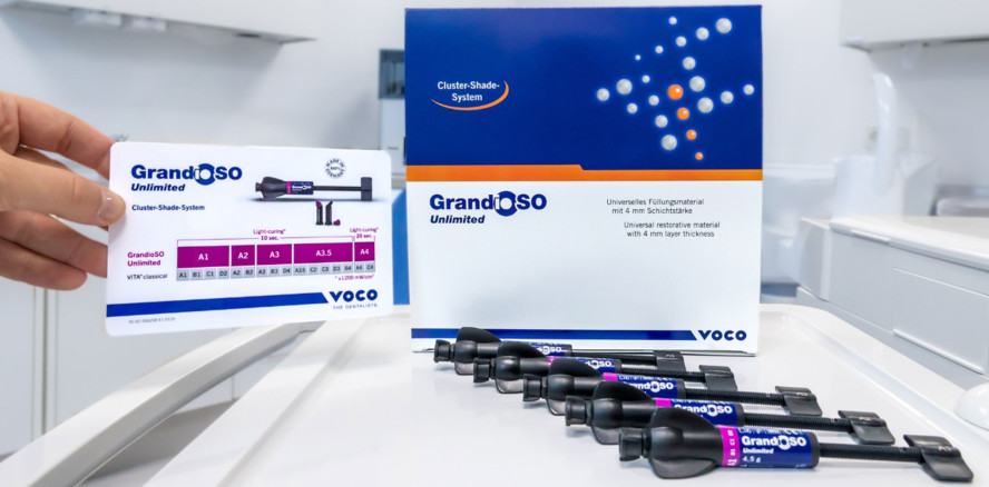 GrandioSO Unlimited – 4 mm Universal-Composite in 5 Cluster-Shades