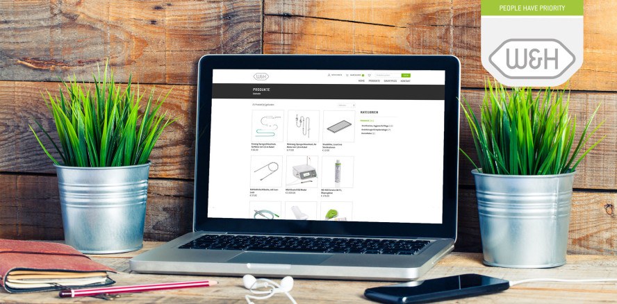 Willkommensrabatt sichern: W&H launcht neuen Online Shop