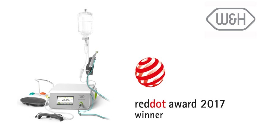 Red Dot Award: W&H punktet mit Design des neuen Implantmed