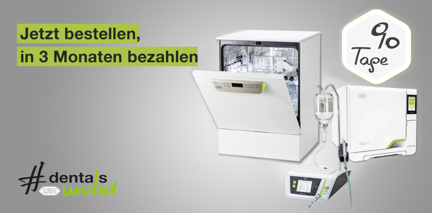 dentalsunited-Kampagne von W&H: 90 Tage Zahlpause