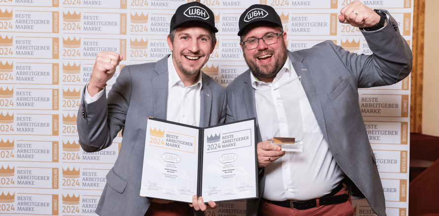 W&H gewinnt Employer Branding Award 2024 in Gold und Silber