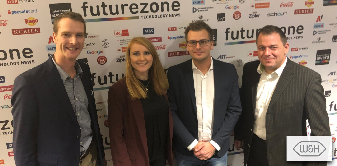 W&H beim FutureZone Award 2019 ausgezeichnet