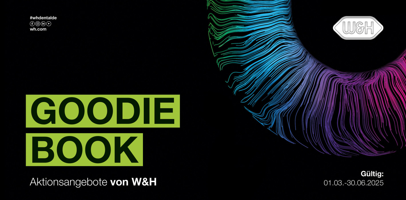 Messe-Stars für Ihre Praxis im neuen GoodieBook von W&H