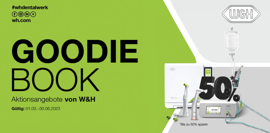 Starke Aktionen, smartes Layout – das neue W&H GoodieBook