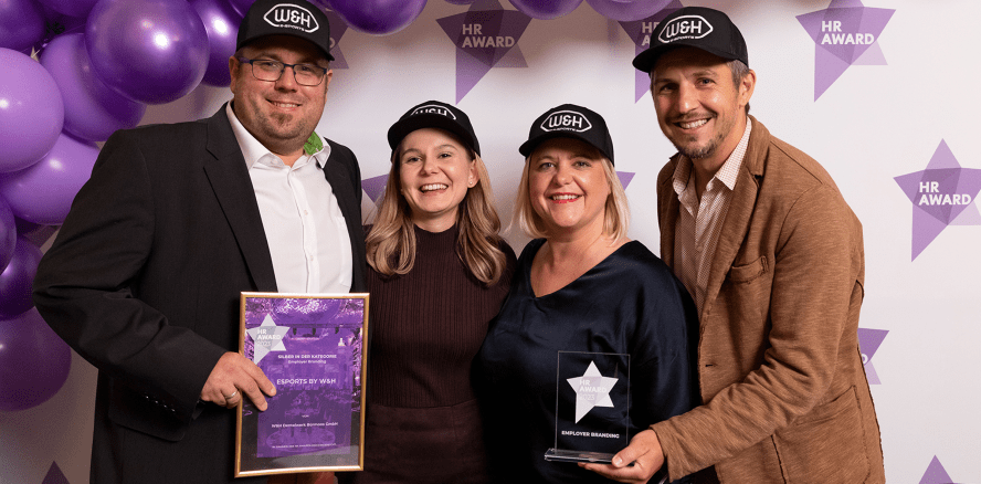 HR Award 2023 für W&H: Innovatives e-Sports-Projekt ausgezeichnet