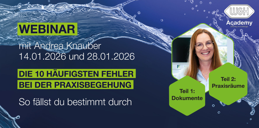 Webinar: Die 10 häufigsten Fehler bei der Praxisbegehung
