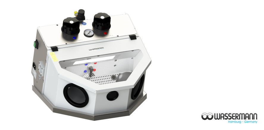 Feinstrahlgeräte an Praxis- und Laborbedarf angepasst