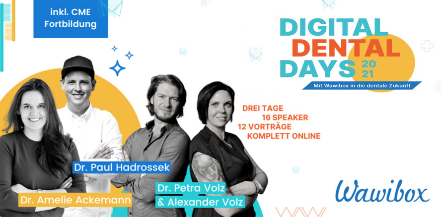 Kostenlose CME-Weiterbildung: DIGITAL DENTAL DAYS 2021