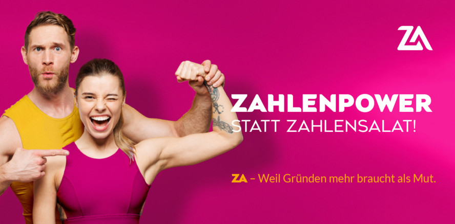 ZA unterstützt Gründer:innen – aus Zahlensalat wird Zahlenpower