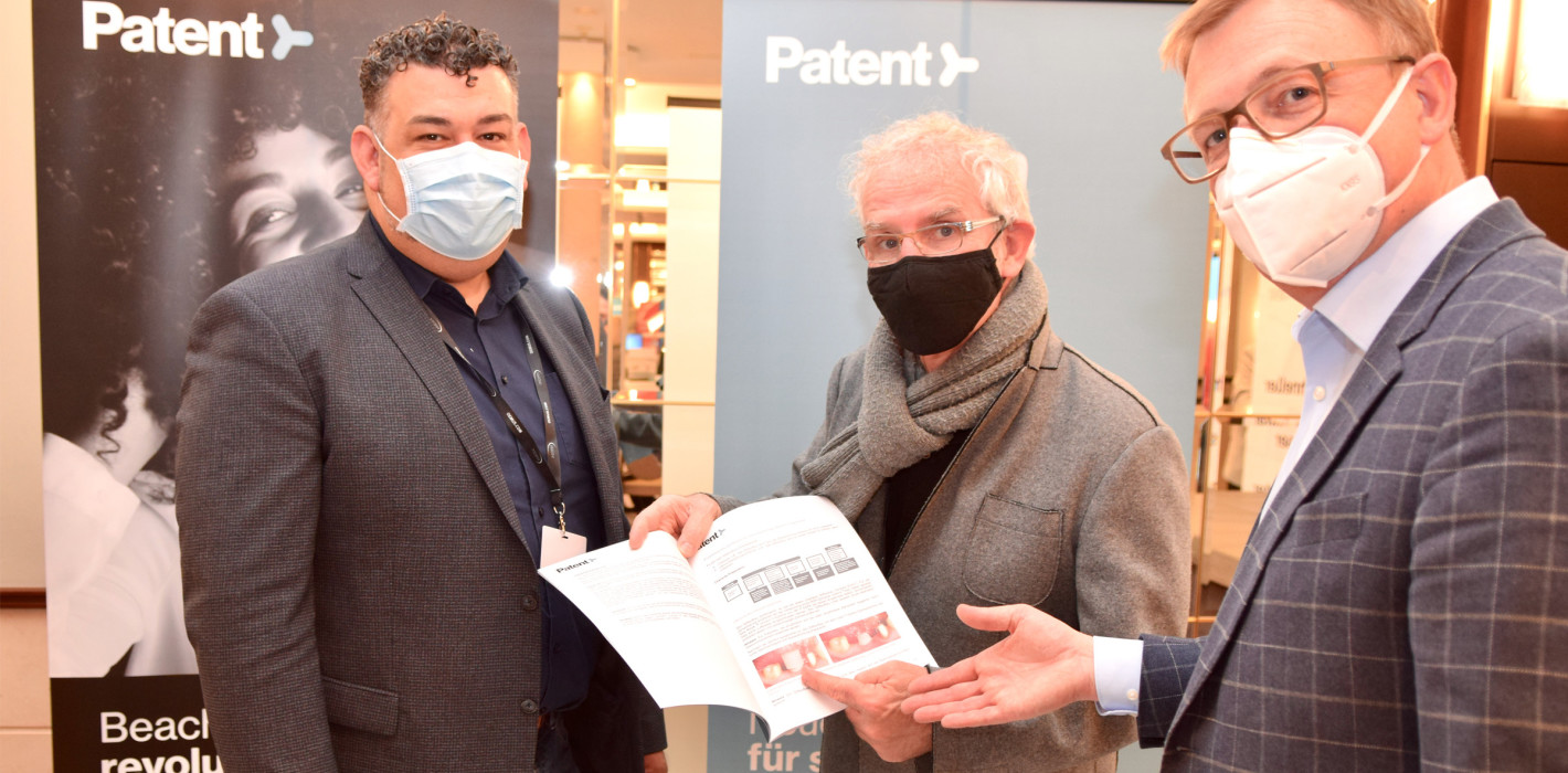 Prof. Hermann jetzt auch Patent™ Anwender