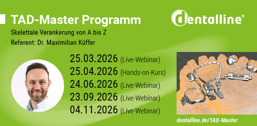TAD-Master Programm: dentalline setzt erfolgreiche Fortbildungsreihe fort