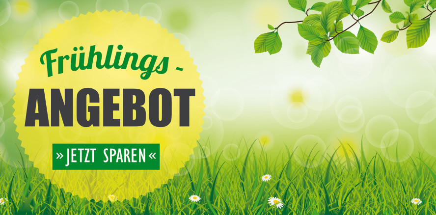 Jetzt sparen mit der dentalline Frühjahrsaktion
