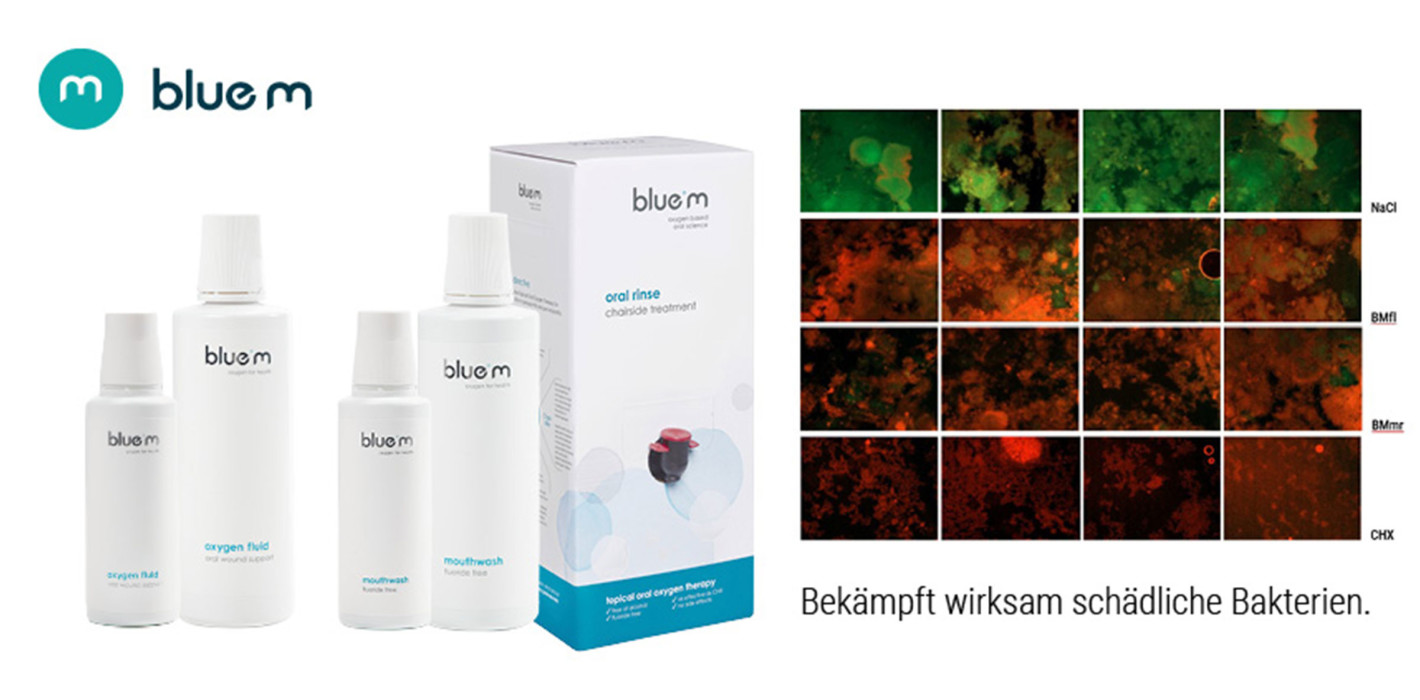 Wissenschaftlicher Nachweis für antibakterielle Wirkung von blue® m