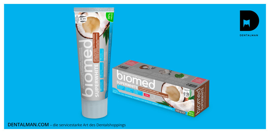 Jetzt bei dentalman.com: Kokosöl zur schonenden Zahnaufhellung