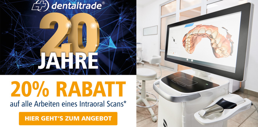 dentaltrade: Jubiläumsangebote im IOS-Kundencenter