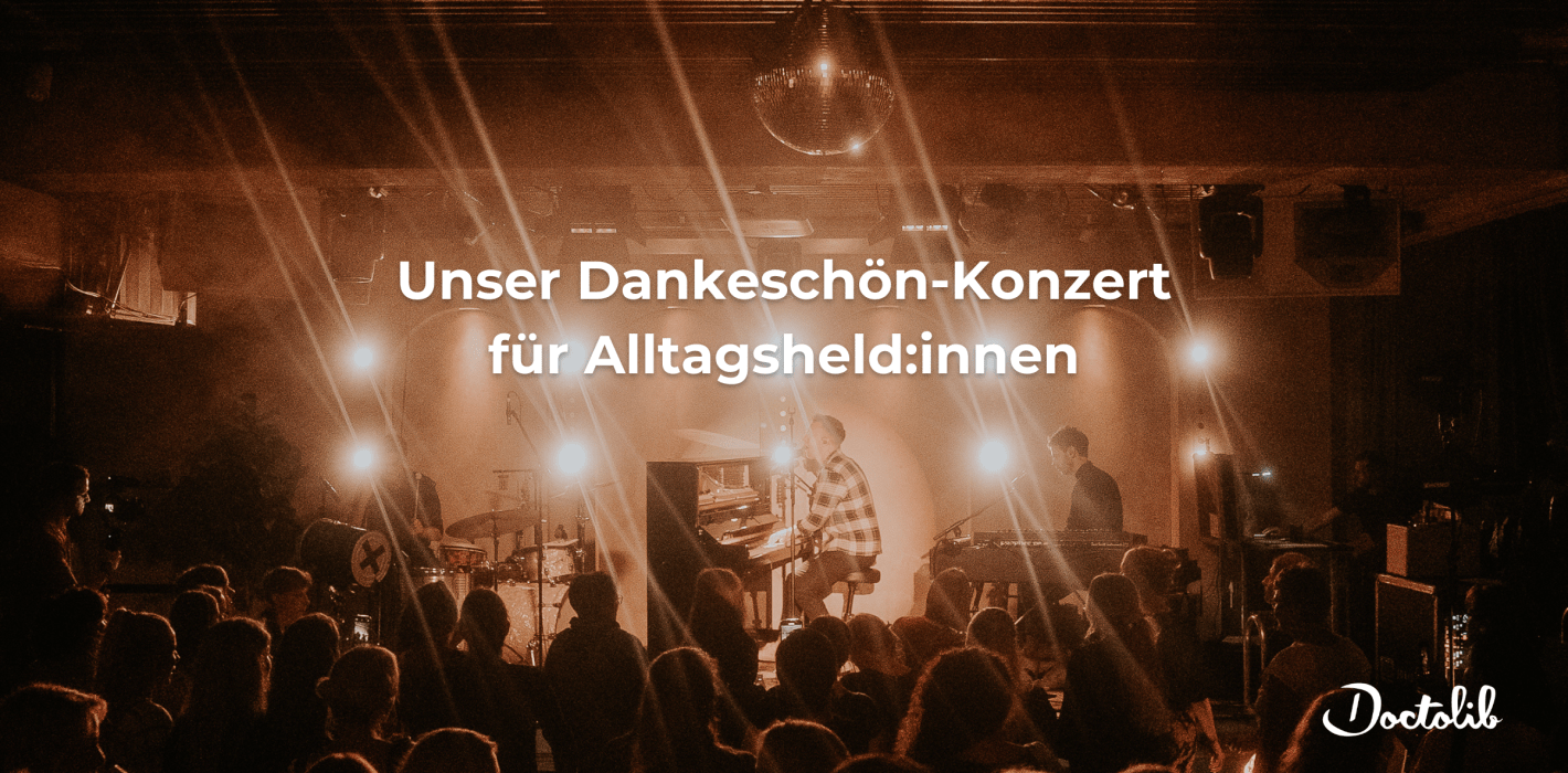 JORIS und Doctolib sagen „Danke“ mit Privatkonzert