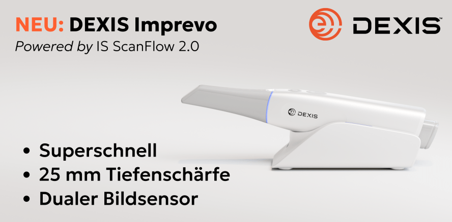 Intraoralscan-Technologie für schnelle, präzise und kabellose Anwendung