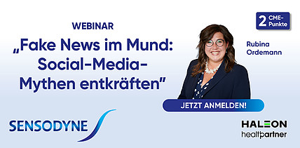 Webinar „Fake News im Mund“ am Mittwoch – Jetzt anmelden und 2 CME-Punkte sammeln