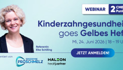 Webinar mit 2 CME-Punkten: Kinder&shy;zahn­gesundheit goes Gelbes Heft
