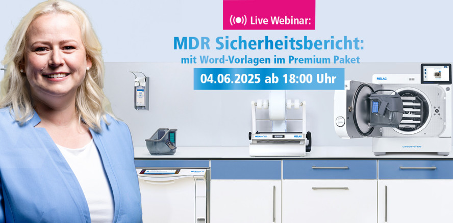 MDR-Webinar: Erstellung eines Sicherheitsberichts in der Zahnarztpraxis