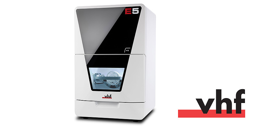 Die Trockenfräsmaschine E5 von vhf: Ronden fräsen mit Leichtigkeit.
