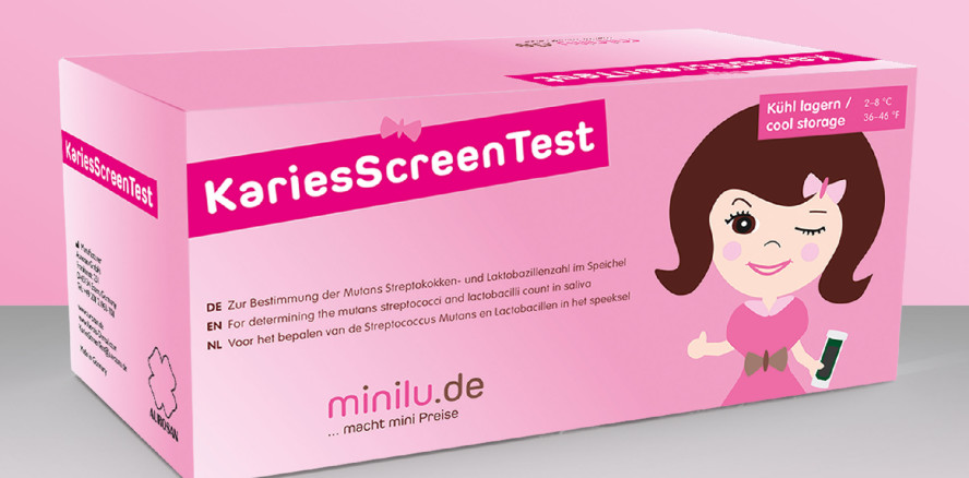 Exklusiv bei minilu.at: KariesScreenTest für Zahnarztpraxen